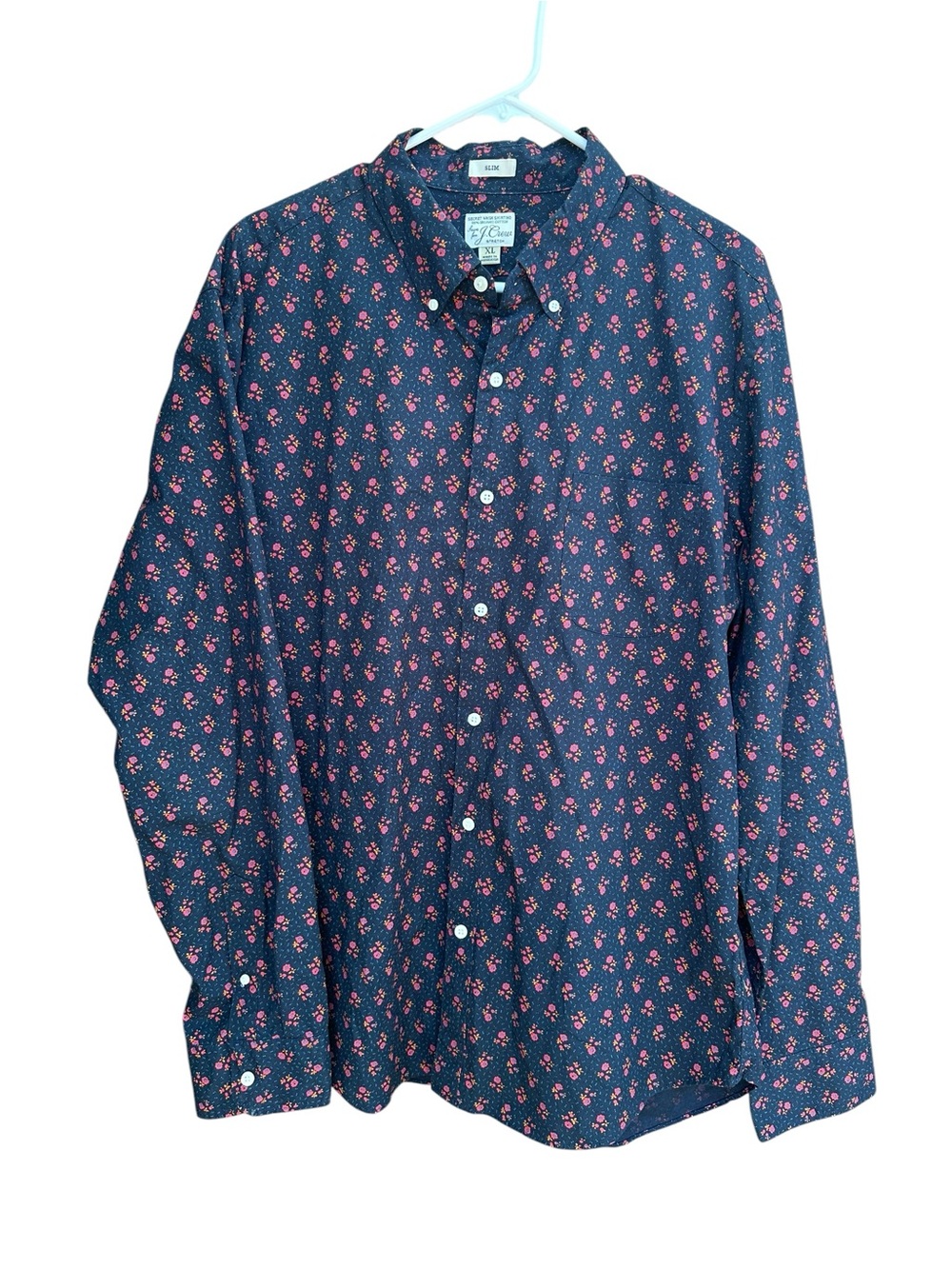 J.Crew Secret Wash Floral Button Up XL